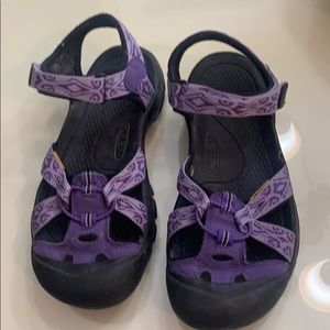 Ladies Purple Keen Sandals
